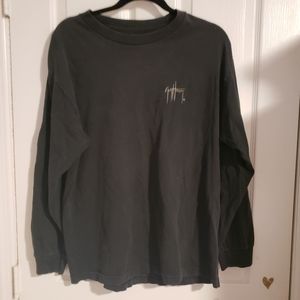 GUY HARVEY BLACK "SAILFISH" LONG SLEEVE SHIRT LRG